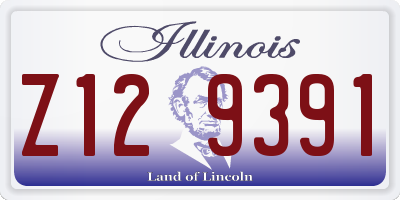 IL license plate Z129391