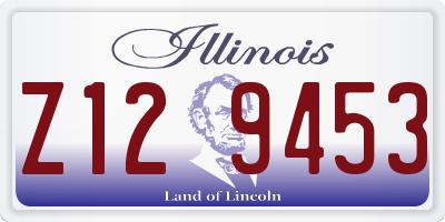IL license plate Z129453