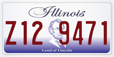 IL license plate Z129471
