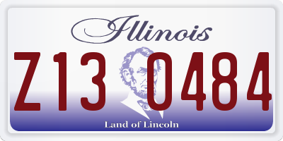 IL license plate Z130484