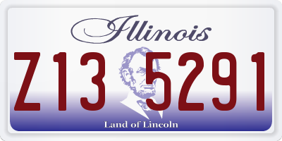 IL license plate Z135291