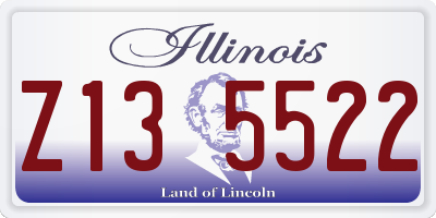 IL license plate Z135522