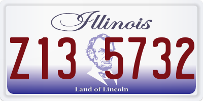 IL license plate Z135732