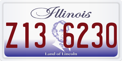 IL license plate Z136230