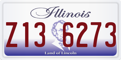 IL license plate Z136273