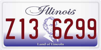IL license plate Z136299