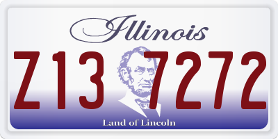 IL license plate Z137272