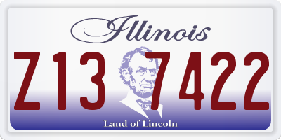 IL license plate Z137422