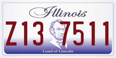 IL license plate Z137511