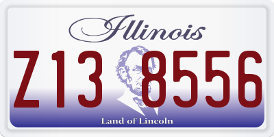 IL license plate Z138556