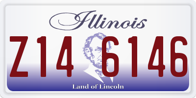 IL license plate Z146146