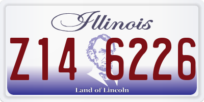 IL license plate Z146226