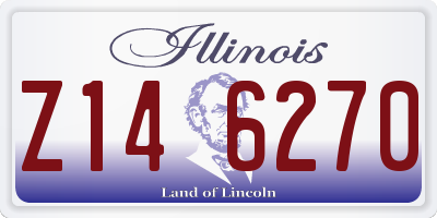 IL license plate Z146270