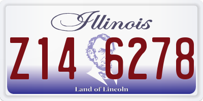 IL license plate Z146278