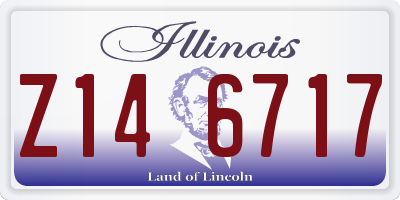 IL license plate Z146717