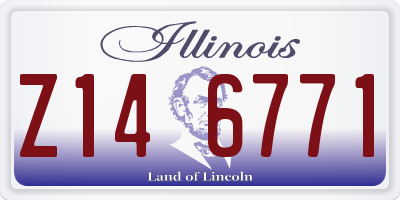 IL license plate Z146771