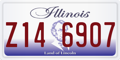 IL license plate Z146907