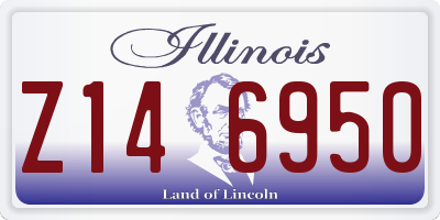 IL license plate Z146950