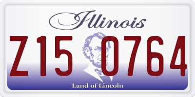 IL license plate Z150764