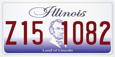 IL license plate Z151082