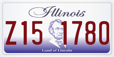 IL license plate Z151780