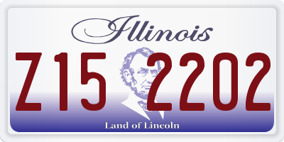 IL license plate Z152202