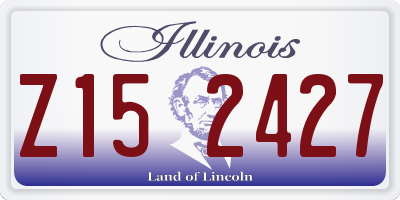 IL license plate Z152427