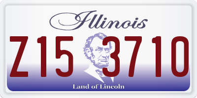 IL license plate Z153710