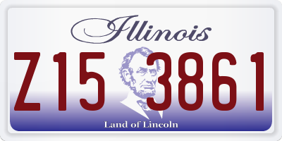 IL license plate Z153861