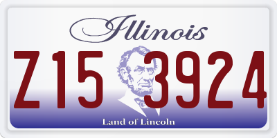 IL license plate Z153924