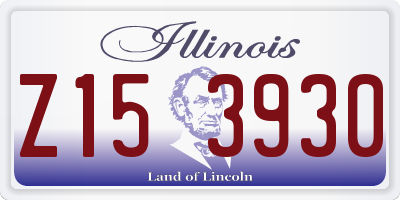 IL license plate Z153930