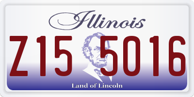 IL license plate Z155016