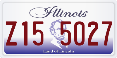 IL license plate Z155027