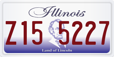 IL license plate Z155227