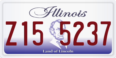 IL license plate Z155237