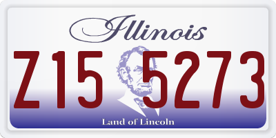 IL license plate Z155273