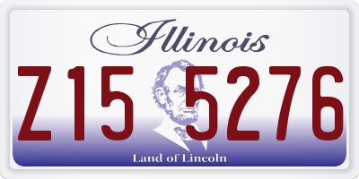 IL license plate Z155276