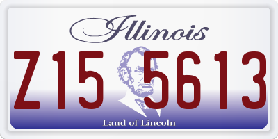 IL license plate Z155613