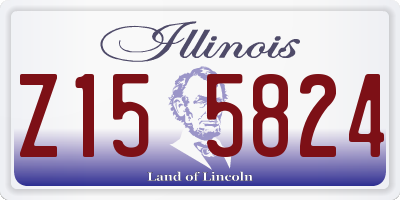 IL license plate Z155824