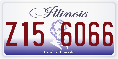 IL license plate Z156066