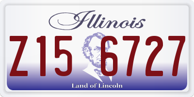 IL license plate Z156727