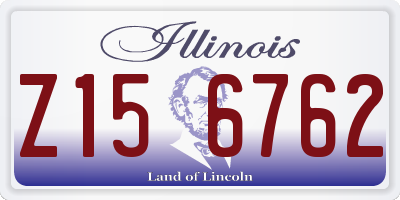 IL license plate Z156762