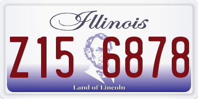 IL license plate Z156878