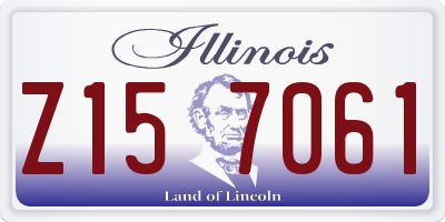 IL license plate Z157061