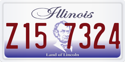 IL license plate Z157324