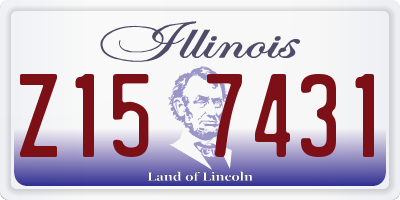 IL license plate Z157431