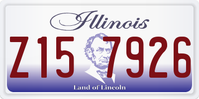 IL license plate Z157926