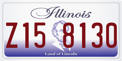 IL license plate Z158130