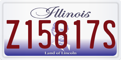 IL license plate Z15817S