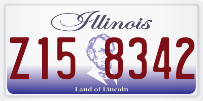 IL license plate Z158342